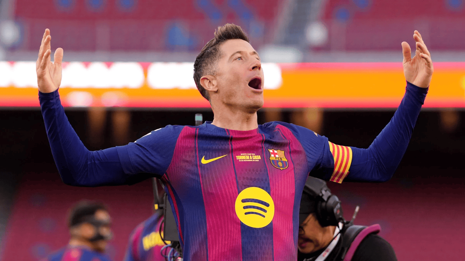 Lewandowski sufre fractura facial y será baja ante el Atlético en Copa del Rey