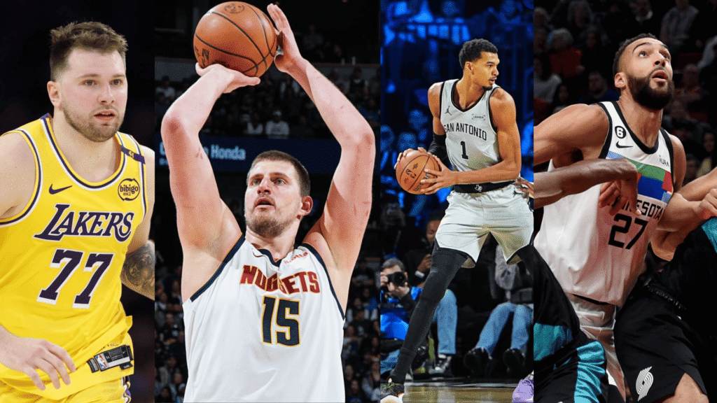 Doncic, Jokic, Wembanyama y Gobert dominan las estadísticas de la temporada de la NBA