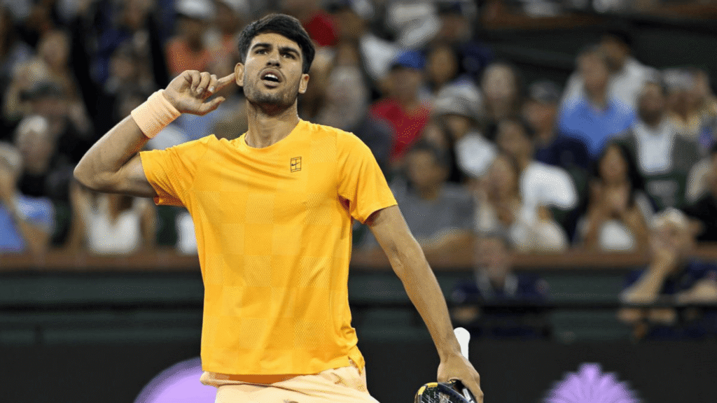 Carlos Alcaraz se sincera tras ganar en Indian Wells: “A veces siento que juego contra Federer en cada ronda”