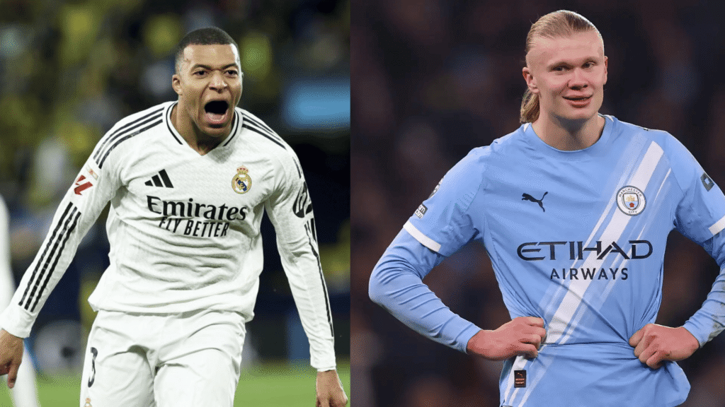 Mbappé y Haaland, bajo presión en la carrera por el Pichichi