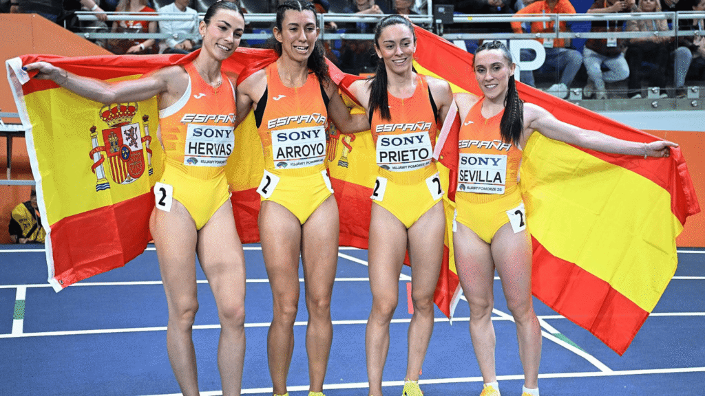 España conquista un histórico bronce en el 4x400 femenino