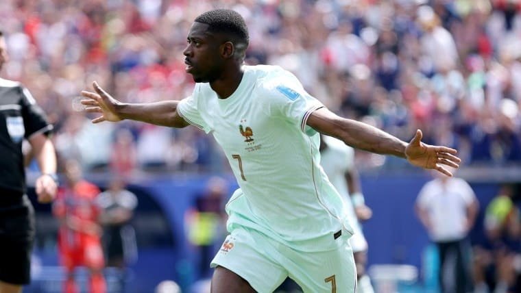 Dembélé firma un hat-trick y Francia gana el Grupo I sin Haaland